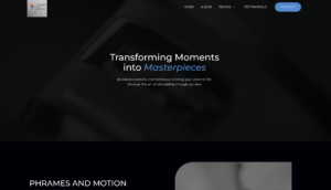 Website for Phrames and Motion